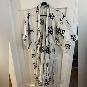 Vintage Neiman Marcus Asian Kimono robe Small